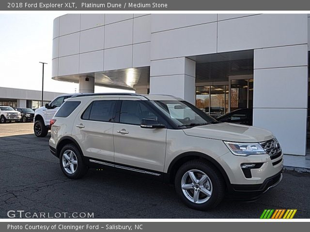 2018 Ford Explorer XLT in Platinum Dune