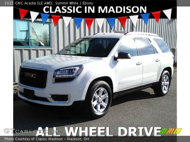 2015 GMC Acadia SLE AWD in Summit White