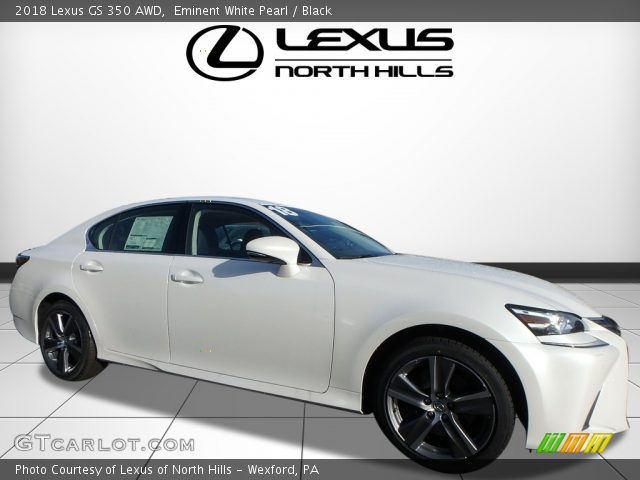 2018 Lexus GS 350 AWD in Eminent White Pearl