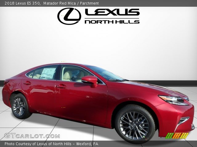 2018 Lexus ES 350 in Matador Red Mica