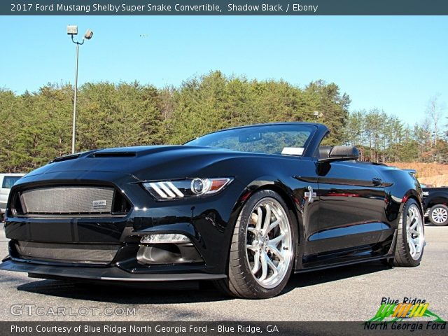 2017 Ford Mustang Shelby Super Snake Convertible in Shadow Black