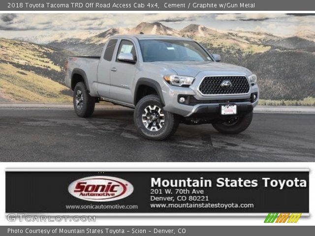 2018 Toyota Tacoma TRD Off Road Access Cab 4x4 in Cement