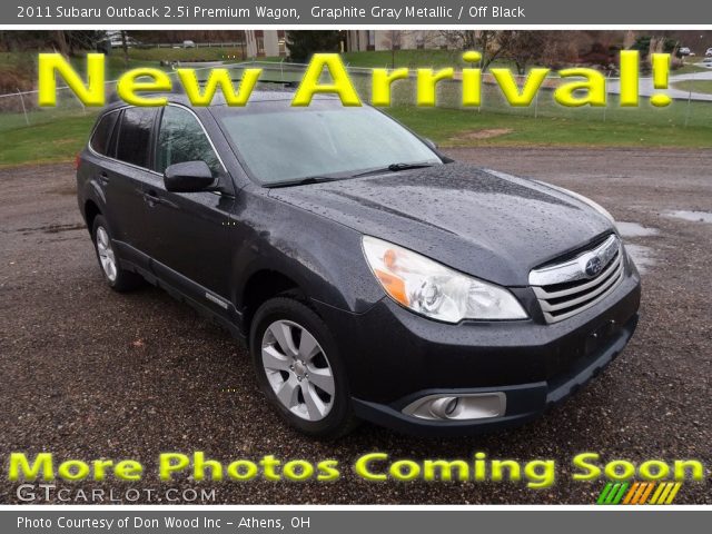2011 Subaru Outback 2.5i Premium Wagon in Graphite Gray Metallic