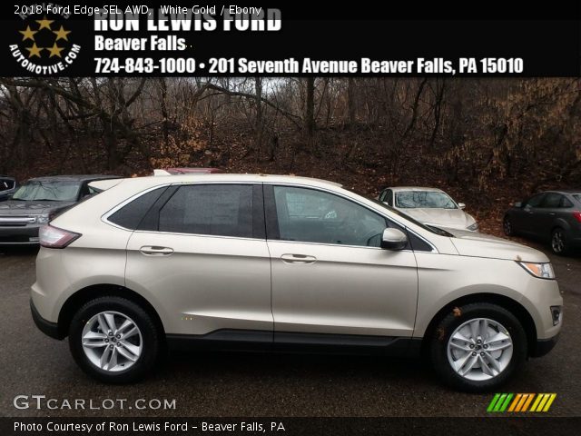2018 Ford Edge SEL AWD in White Gold