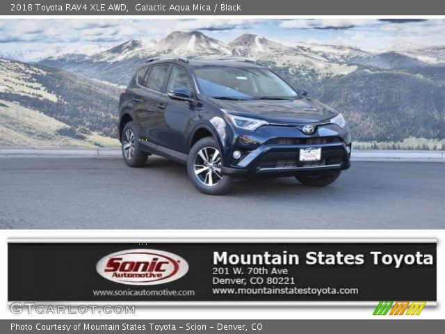 2018 Toyota RAV4 XLE AWD in Galactic Aqua Mica