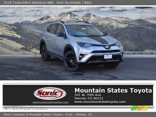 2018 Toyota RAV4 Adventure AWD in Silver Sky Metallic