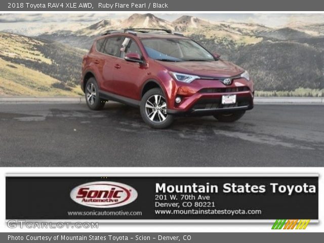 2018 Toyota RAV4 XLE AWD in Ruby Flare Pearl