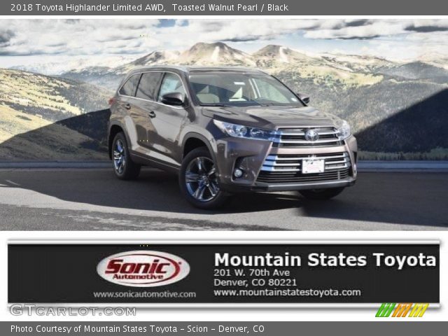 2018 Toyota Highlander Limited AWD in Toasted Walnut Pearl