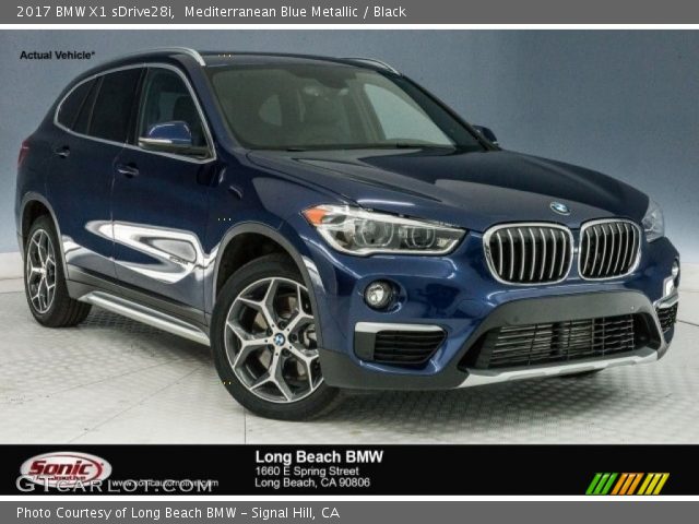 2017 BMW X1 sDrive28i in Mediterranean Blue Metallic
