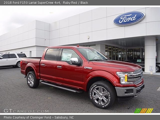 2018 Ford F150 Lariat SuperCrew 4x4 in Ruby Red