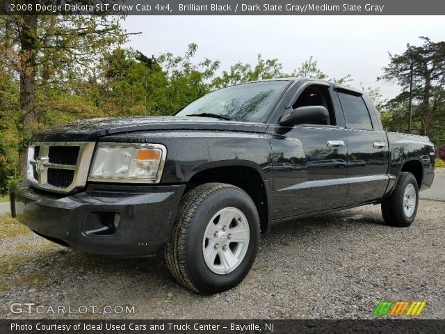 2008 Dodge Dakota SLT Crew Cab 4x4 in Brilliant Black