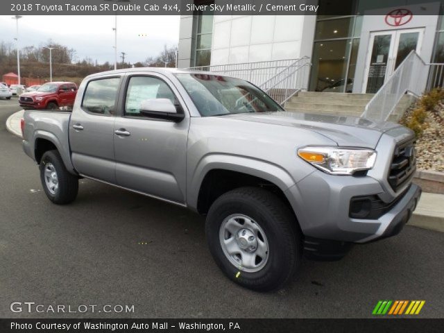 2018 Toyota Tacoma SR Double Cab 4x4 in Silver Sky Metallic