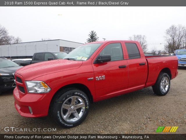 2018 Ram 1500 Express Quad Cab 4x4 in Flame Red