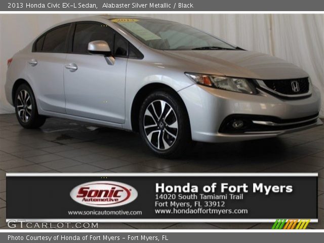 2013 Honda Civic EX-L Sedan in Alabaster Silver Metallic