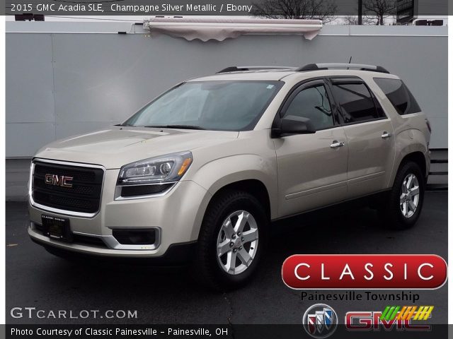 2015 GMC Acadia SLE in Champagne Silver Metallic