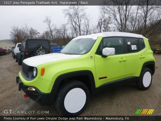 2017 Jeep Renegade Trailhawk 4x4 in Hypergreen