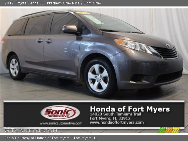 2012 Toyota Sienna LE in Predawn Gray Mica