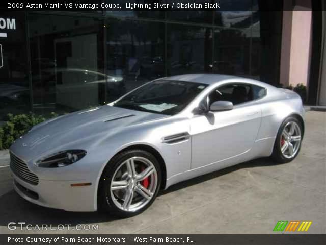 2009 Aston Martin V8 Vantage Coupe in Lightning Silver