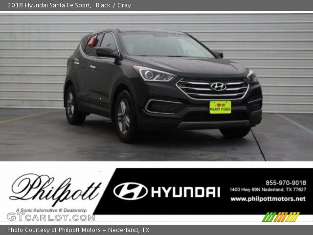 2018 Hyundai Santa Fe Sport  in Black