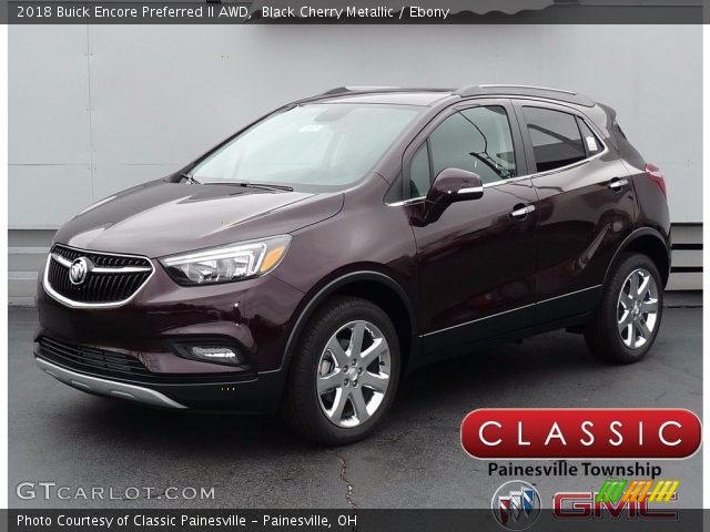 2018 Buick Encore Preferred II AWD in Black Cherry Metallic