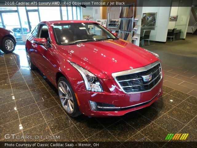 2018 Cadillac ATS Luxury AWD in Red Obsession Tintcoat