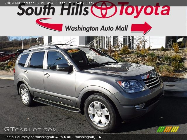 2009 Kia Borrego LX V6 4x4 in Titanium Silver