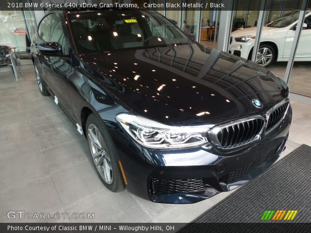 2018 BMW 6 Series 640i xDrive Gran Turismo in Carbon Black Metallic