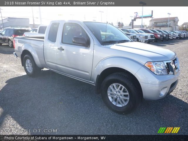 2018 Nissan Frontier SV King Cab 4x4 in Brilliant Silver