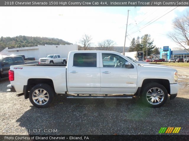 2018 Chevrolet Silverado 1500 High Country Crew Cab 4x4 in Iridescent Pearl Tricoat