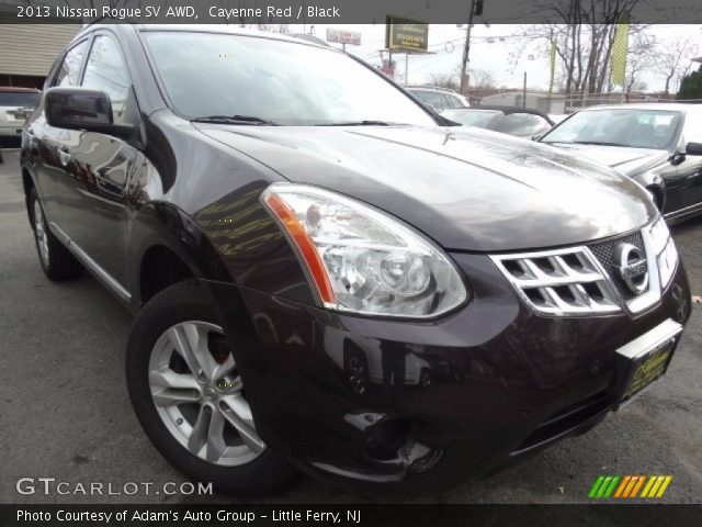 2013 Nissan Rogue SV AWD in Cayenne Red