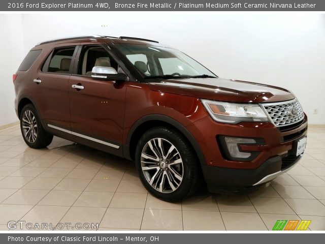 2016 Ford Explorer Platinum 4WD in Bronze Fire Metallic