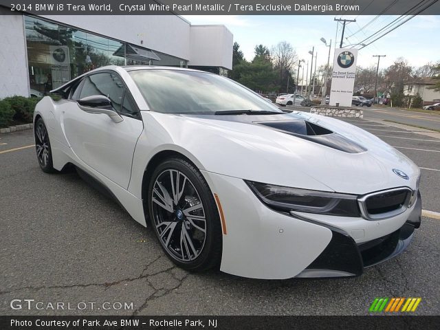 2014 BMW i8 Tera World in Crystal White Pearl Metallic