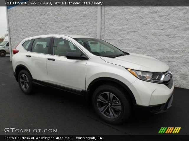 2018 Honda CR-V LX AWD in White Diamond Pearl