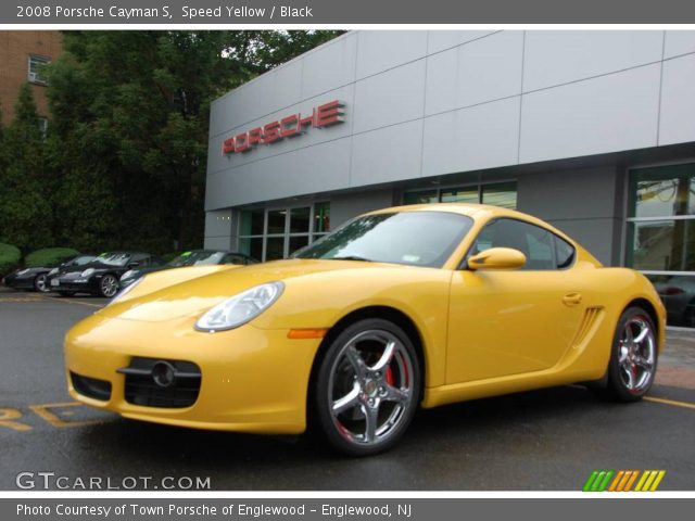 2008 Porsche Cayman S in Speed Yellow