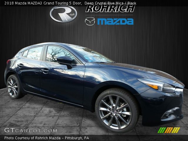 2018 Mazda MAZDA3 Grand Touring 5 Door in Deep Crystal Blue Mica