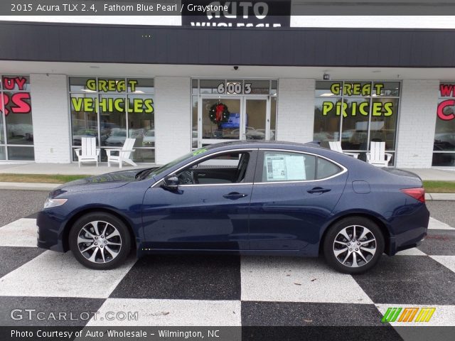 2015 Acura TLX 2.4 in Fathom Blue Pearl