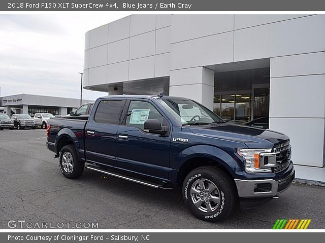 2018 Ford F150 XLT SuperCrew 4x4 in Blue Jeans