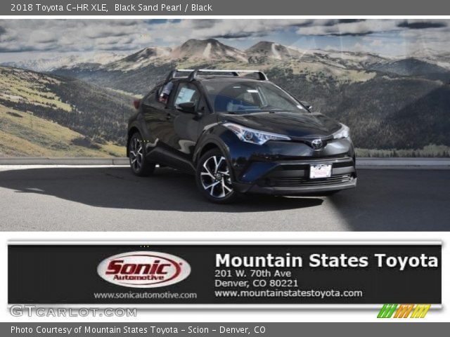 2018 Toyota C-HR XLE in Black Sand Pearl