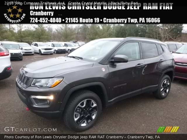 2018 Jeep Compass Trailhawk 4x4 in Granite Crystal Metallic