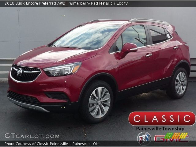 2018 Buick Encore Preferred AWD in Winterberry Red Metallic