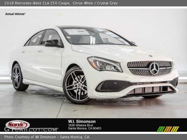 2018 Mercedes-Benz CLA 250 Coupe in Cirrus White