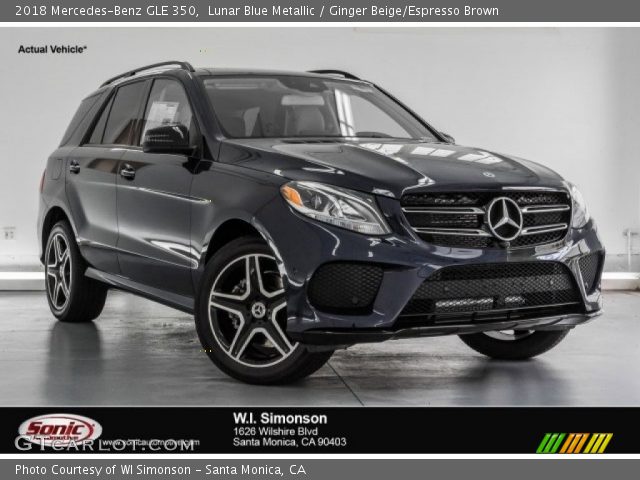 2018 Mercedes-Benz GLE 350 in Lunar Blue Metallic