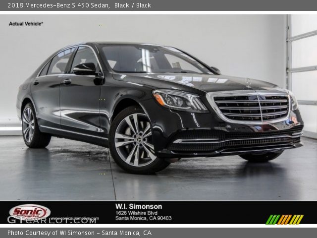 2018 Mercedes-Benz S 450 Sedan in Black