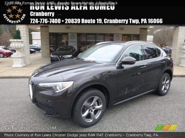 2018 Alfa Romeo Stelvio AWD in Basalto Brown Metallic
