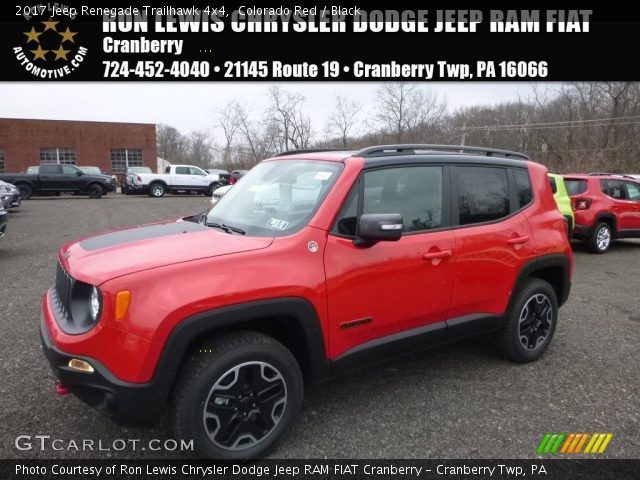 2017 Jeep Renegade Trailhawk 4x4 in Colorado Red