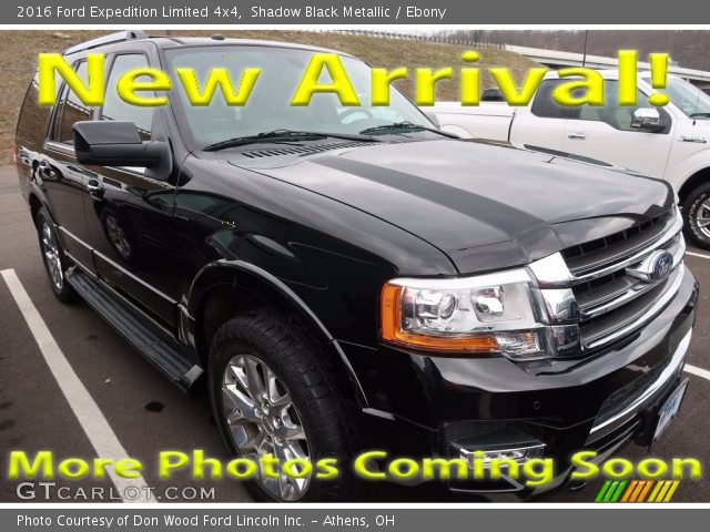 2016 Ford Expedition Limited 4x4 in Shadow Black Metallic