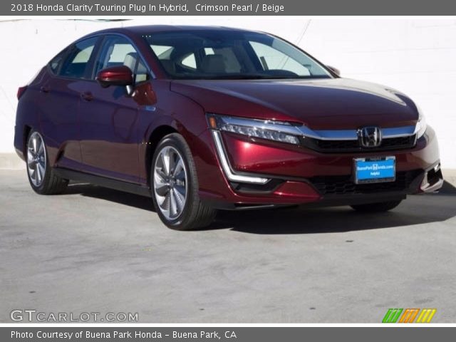 2018 Honda Clarity Touring Plug In Hybrid in Crimson Pearl