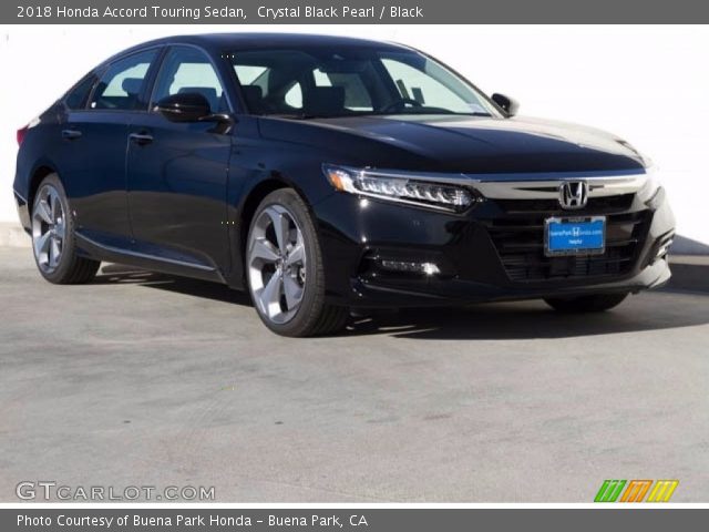 2018 Honda Accord Touring Sedan in Crystal Black Pearl