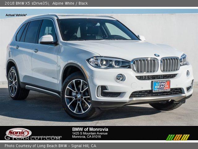 2018 BMW X5 sDrive35i in Alpine White
