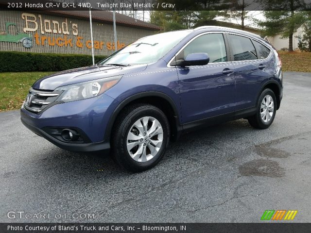 2012 Honda CR-V EX-L 4WD in Twilight Blue Metallic